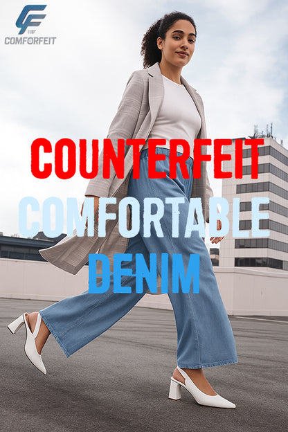 Woman's Comforfeit Authentic Counterfeit Denim