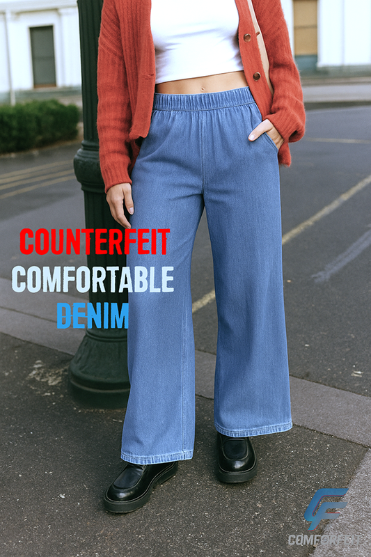 Woman's Comforfeit Authentic Counterfeit Denim